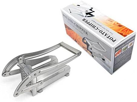 Fry Cutter Potato Vegetable Slicer Chopper Dicer 2 Blades Stainless Steel
