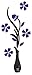 Hermione Baby 3D Vase Wall Mural for Living Room, Bedroom, Sofa Backdrop, TV Background - Originality Stickers Gift, DIY Wall Decal Decor (Purple, 30 X 12 Inches)