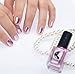 Morecome Mirror Nail Polish Plating Silver Paste Metal Color Nail Polish (Pink)