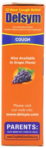 Delsym Cough Relief Liquid, Orange - Image 6