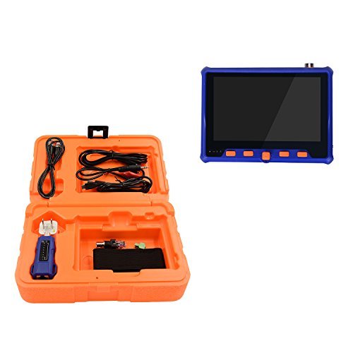 ANQIA 5" Wrist TFT LCD CCTV Tester 1080P 4 IN 1 AHD TVI CVI CVBS Tester Analog Video Test PTZ Control 12V Power Output Cable Test and security Camera Tester Multi-function CCTV tester OM-5800