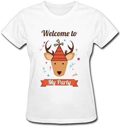 Layannie Women's Animal Party Design Short Sleeve T shirt S