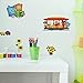 RoomMates RMK3991SCS Daniel Tiger Peel and Stick Wall Decals,Red, Green, Blue, Yellow