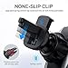 AINOPE Cell Phone Holder for Car, Gravity Car Phone Mount Auto-Clamping Air Vent Car Phone Holder Universal Car Phone Mount Compatible iPhone Xs MAX/X/XR/8/7, Galaxy Note 9/S10 Plus/S9 - Black (Divi)