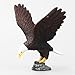 American Pride Bald Eagle Sculpture On Brown Branch Nature Bird Statue Figurine
