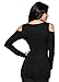 Face N Face Women's Long Sleeve Sexy Bodycon Casual Tops V Neck Tee Shirts Plus Size Medium Black