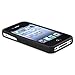 Insten Soft Black Silicone Rubber Case Compatible with iPhone 4 4S 4G 4GS G