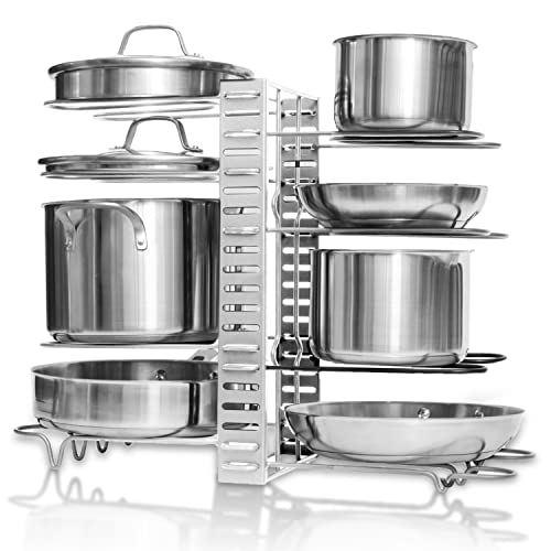 GeekDigg Pot and Pan Organizer for Extensible and Length