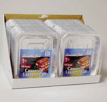 Click Here to See More Images Casserole Lasagna Pan W/Lid Case Pack 36