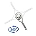 totalElement Heavy Duty 55 lb Magnetic Swing/Swivel Hooks, Super Strong Neodymium All-Purpose Hangers (2 Pack)