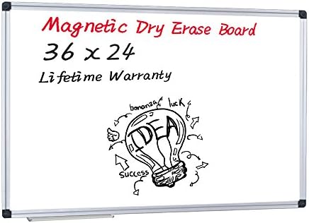 Magnetic Dry Erase Board 36x24 inches White Board