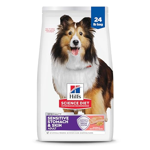 Hill's Science Diet Adult 1-6 Sensitive Stomach & Skin Dry Dog Food, Salmon Rec…