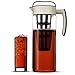 Komax Large Cold Brew Coffee Maker 2 quart (8 Cups) Tritan Pitcher - With Stainless Steel Mesh Infuser - Air Tight Seal, Space Saving Square Design For Concentrated Hot or Cold Beverages