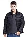 Puredown Men's Classic Outdoor Waterproof Goose Down Puffer Jacket, Black