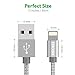 [Apple MFi Certified] Zendure® 12 inch (30 cm) Nylon Braided USB Charge/Sync Cable with Lightning Connector for iPhone 6/6 Plus, iPad Air 2 and More (Silver)