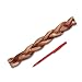 GigaBite 12 Inch Odor-Free All Natural Braided Bully Sticks by Best Pet Supplies - Pack of 10