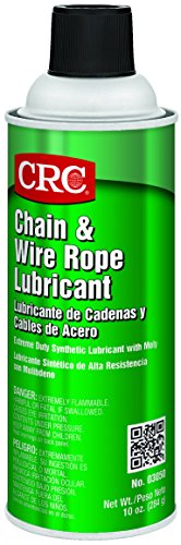CRC Chain and Wire Rope Lubricating Spray, (Net Weight: 10 oz) 16oz Aerosol - //coolthings.us
