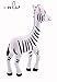Baby Teether - Zen Zebra Teething Toy - 100% Pure Food Grade Silicone - BPA Free - Soothes Sore Gums - Provides The Best Symptom Relief For Your Infant or Toddler & Promotes Healthy Tooth Development