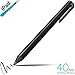 HAHAKEE iPad Stylus Pen Compatible for iPad Series,USB Rechargeable Black Active Stylus,Support 40Hours Working & 30Days Standby with CE Certification