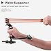 MoreFarther Professional Slingshot Stainless Steel Outdoor Hunting Sling Shot High Velocity Catapult with 2 Rubber Bands and 200 Extra Slingshot Ammo (Black-200 Slingshots Ammos)