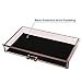 SONGMICS Makeup Organizer 3 Large Drawers Cosmetic Jewelry Storage Display Boxes with 14 Top Compartments 2 Pieces Set Tawny UJMU17T