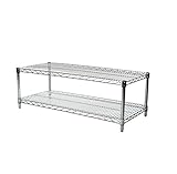Commercial Chrome Wire Unit 18 x 36 - 2 Shelf Unit