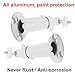 iAbler For Netgear Arlo Smart Security Wall Mount, Aluminum Never Rust Security Camera Mount for Arlo Cam and Arlo Pro / Arlo Go / Arlo Baby Adjustable Indoor Outdoor Mount [2 Pack] White
