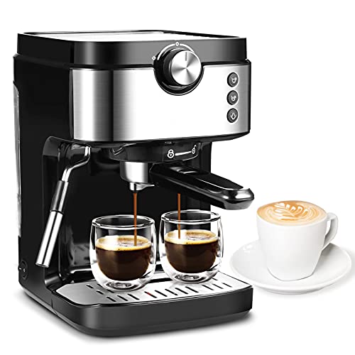 Espresso Machine Coffee Maker 20 Bar With Foaming Milk Frother Wand