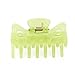 Yeshan Mix Colored Bow Design Small Claw Hair Clip,Plastic No-Slip Grip Jaw Hair Clip for Girls and Women,Pack of 12