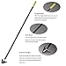ORIENTOOLS Warren Hoe Winged Weeder 3 Section Handle with Large Blade, Black, 57-inch