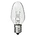 GE C7 4-Watt Clear 2X-Life Night Light Bulbs, Clear, 24 Bulbs