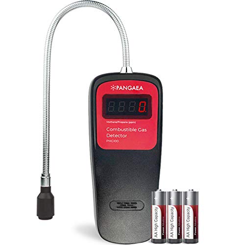 Portable Digital Gas Leak Detector for Combustible Gas, Natural Gas, Methane, LPG, LNG, Fuel, Ethane, Propane, Benzene, Acetylene, Sewer Gas