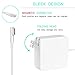 Halcent Macbook Pro Charger, 60W Magsafe Power Adapter with MagSafe 1 L-Tip, 60W Magsafe Charger for MacBook Pro/Air 11.6/13.3, Mac Pro Laptop A1278 Charger 16.5V 3.65A (Mid2012 Before)