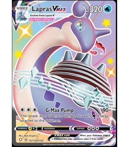 ポケモン - ポケモンカード　英語版　Lapras V Lapras V (Shiny) - SV110/SV122 Shining Fates NM Pokemon TCG