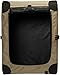 Amazon Basics Portable Folding Soft Cat, Dog Travel Crate Kennel, X-Small (16 x 16 x 21 Inches), Tan