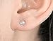 Freedi 2pcs 16G 3mm Cubic Zirconia Inlaid Lip Rings Labret Nose Studs Helix Round Shape Stud Earring Body Piercing Jewelry
