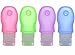 iNeibo Silicone Travel Bottles-【TSA Airline Carry-On Approved】 - Squeezable & Refillable Travel Containers for Shampoo, Conditioner, Lotion, Toiletries (4, 2oz)