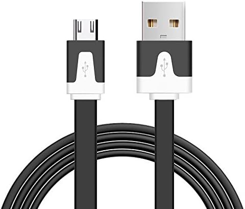 Micro USB Cable,TAIMOUNT 5ft Flat Cable Anti-wrap Fast charge Stable data sync and Super Durable Android Charger USB to Micro USB Cable Charging Cord for Android/MP3/Camera and other Device(black)