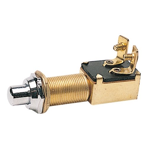 Osculati Push button chromed brass 15 x 25 mm