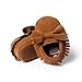 LIVEBOX LIVEBOX Infant Baby Girls and Boys Premium Soft Sole Moccasins Tassels Prewalker Anti-Slip Toddler Shoes (L: 12~18 months, Bow-Coffee)