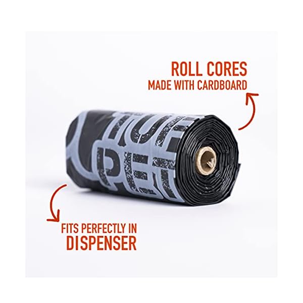 Tuff-Pets-50-Stronger-Dog-Poo-Bags-Biodegradable-Eco-Doggie-Poop-Bags-with-Tie-Handles-on-a-Roll-Cornstarch-16-Dispenser-Refill-Rolls-Thick-Doggy-Waste-Bags Tuff Pets 50% Stronger Dog Poo Bags | Biodegradable Eco Doggie Poop Bags with Tie Handles on a Roll Cornstarch | 16…