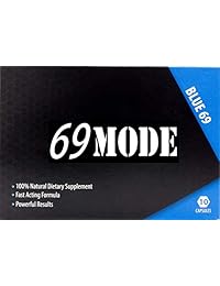 69MODE Blue69 10 capuchones en la caja – New Adams Secret 1500 1 píldora 100% natural...