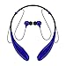 SoundPEATS Bluetooth Neckband Headset Stereo Wireless Sport Headphones for Running with Microphone (10 Hours Talk Time, Bluetooth 4.1, Noise Cancelling, Sweatproof) Q800 - Blue