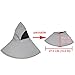 LETHMIK Outdoor Waterproof Fishing Hat,Summer UV Protection Breathable Boonie Hat Hunting Safari Sun Hat Light Grey