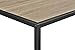 Altra Furniture End Table with Metal Frame, Beautiful Sonoma Oak Finish