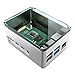 anidees Aluminum Extra High Pi case for Raspberry Pi 4 Model B - Silver