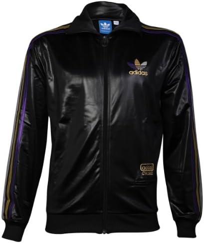 adidas wet look tracksuit mens