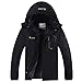chusanhi Waterproof Mens Snow Ski Jacket Winter Snowboard Windproof Rain Skiing Jackets For Adults Hooded Breathable Outdoor Hiking Coat Water Resistant Mountain Fleece Outwear