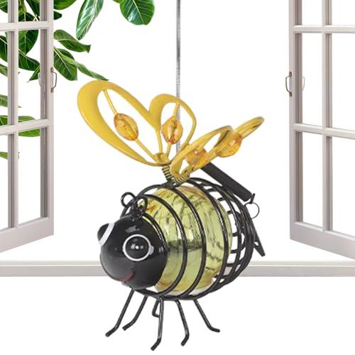 Luces Solares De Abeja Para Exterior, Luz Solar Colgante Con Forme De Animal, Luz LED De Simulación De Insectos, Lámpara Solar De Jardín Sostenible Para Decoración Exterior