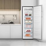 Hisense Tall Freestanding Freezer 240 L LED Display Stainless view 11